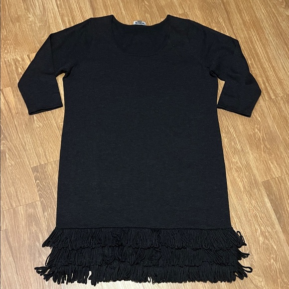 Calvin Klein dark gray Fringe Dress like new size 2X - Picture 1 of 4
